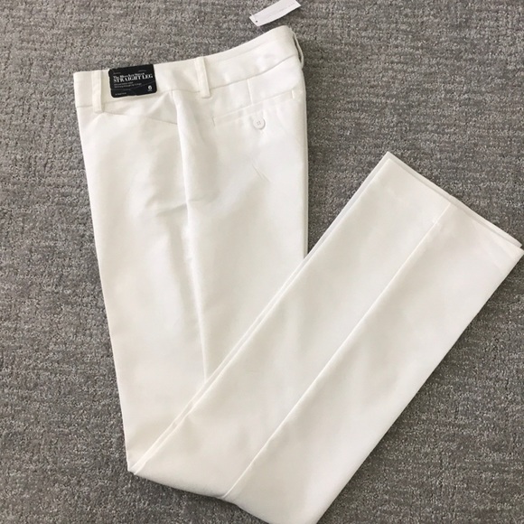Pants - Straight Leg white dress pants